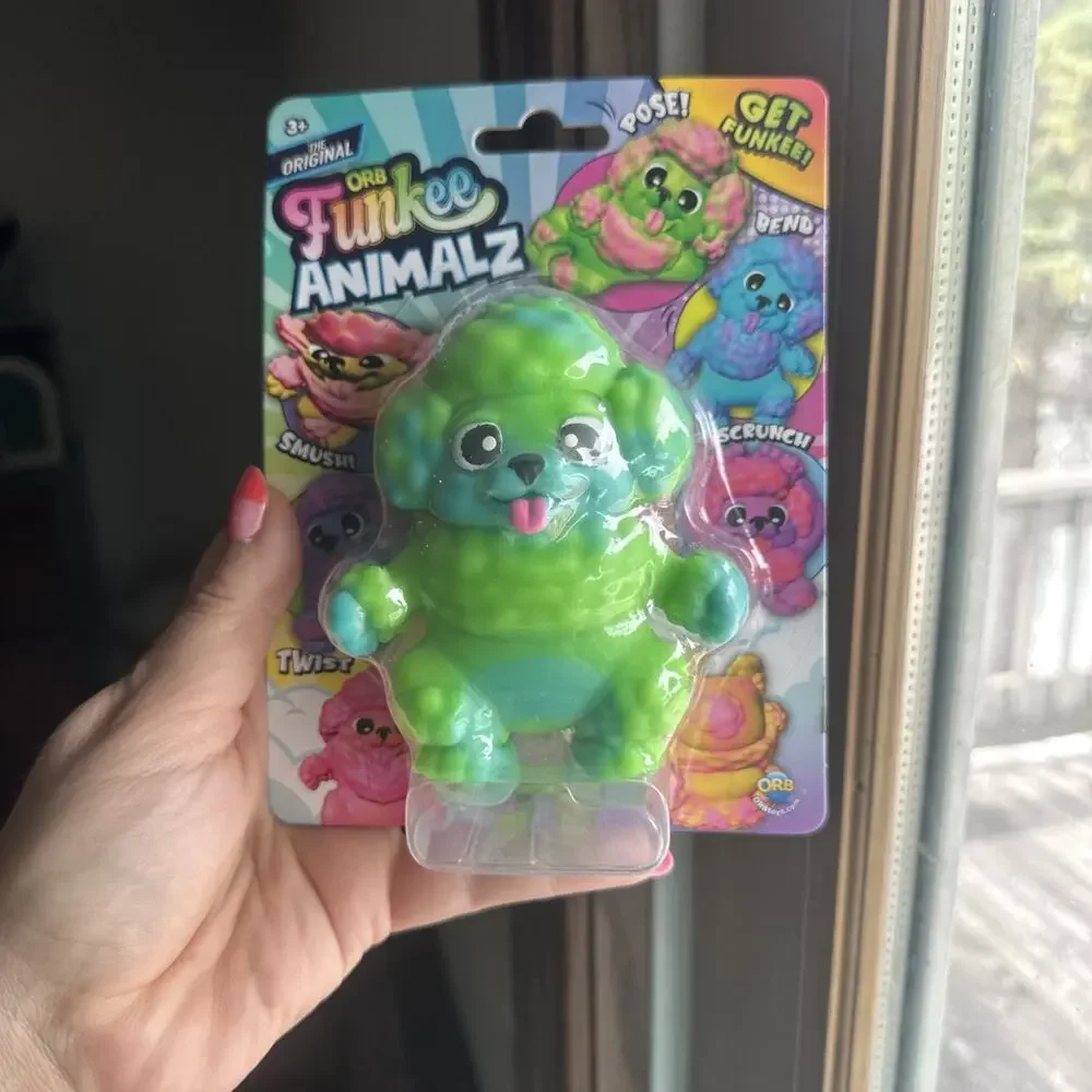 Orb Funkee Animalz New Viral Green Poodle Squishy